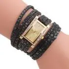 Rectangle Dial Analog Quartz Watch Women Leather Band Wrist Watch Relogio Feminino Feida 1