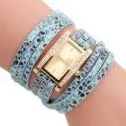 Rectangle Dial Analog Quartz Watch Women Leather Band Wrist Watch Relogio Feminino Feida 2