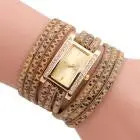 Rectangle Dial Analog Quartz Watch Women Leather Band Wrist Watch Relogio Feminino Feida 3
