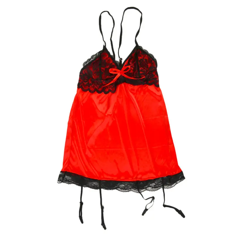 Red Sexy Bodysuit Jumpsuits Underwear Clothes Sexybackless Nightwear Sexy Lingerie Costumes Dress 3