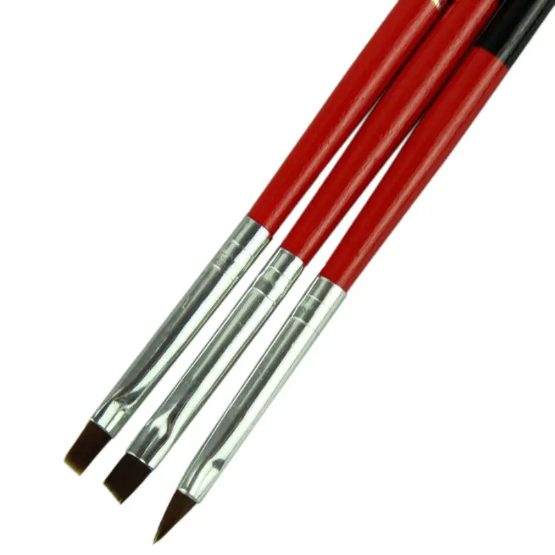 Red Soft Professional Pen Nail Art Brushes Tool 1