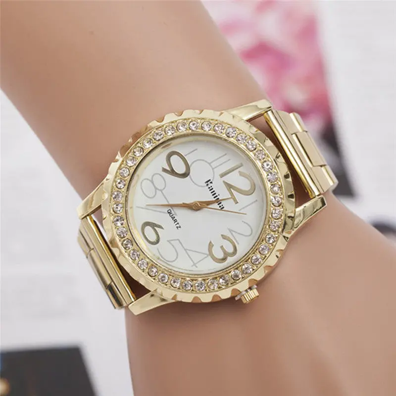 Relogio Feminino Full Steel Montre Dress Women's Rose Gold Watch Crystal Reloje Mujer Horloges Vrouwen Feida 1