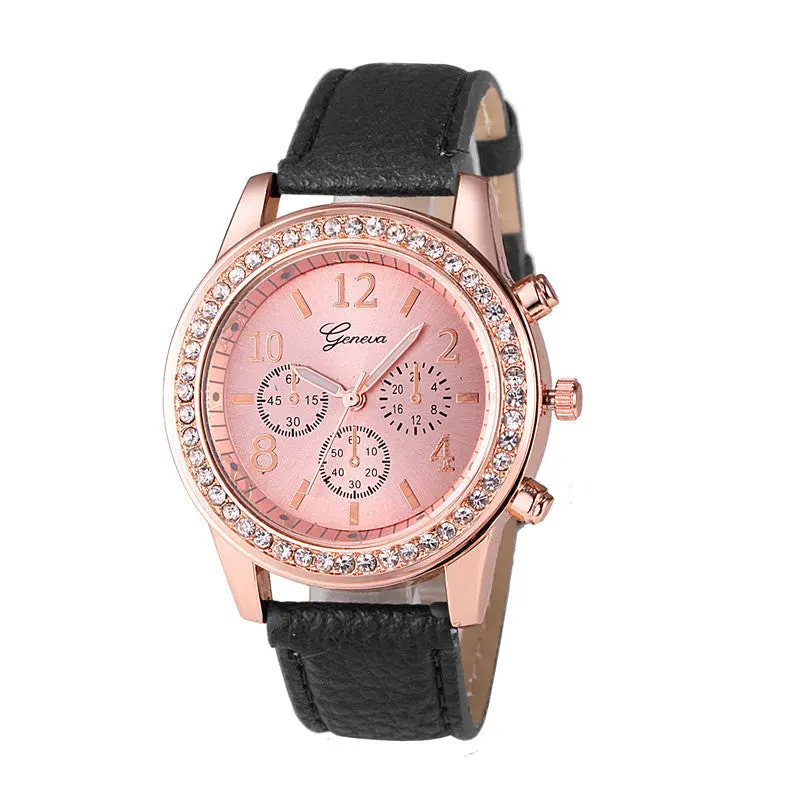 Relogio Feminino Luxury Roman Watches Women Crystal Bling Analog Quartz Wrist Watch Reloj Mujer Ladies Wathes Feida 1