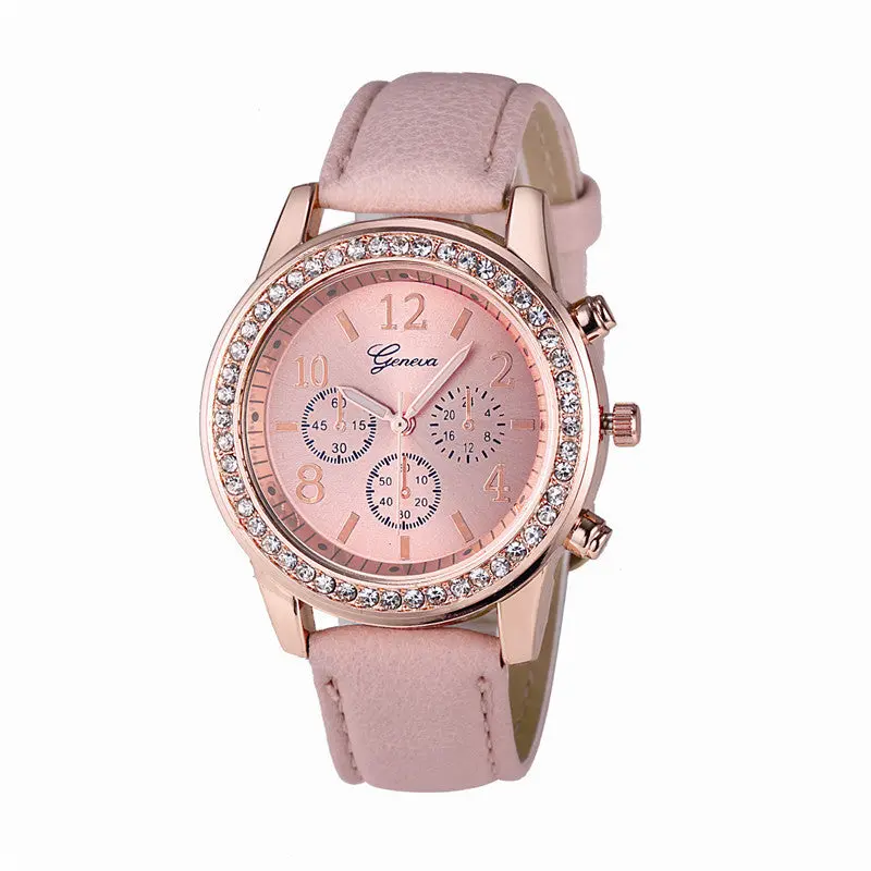 Relogio Feminino Luxury Roman Watches Women Crystal Bling Analog Quartz Wrist Watch Reloj Mujer Ladies Wathes Feida 4
