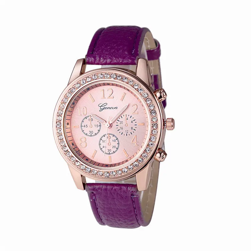 Relogio Feminino Luxury Roman Watches Women Crystal Bling Analog Quartz Wrist Watch Reloj Mujer Ladies Wathes Feida 5