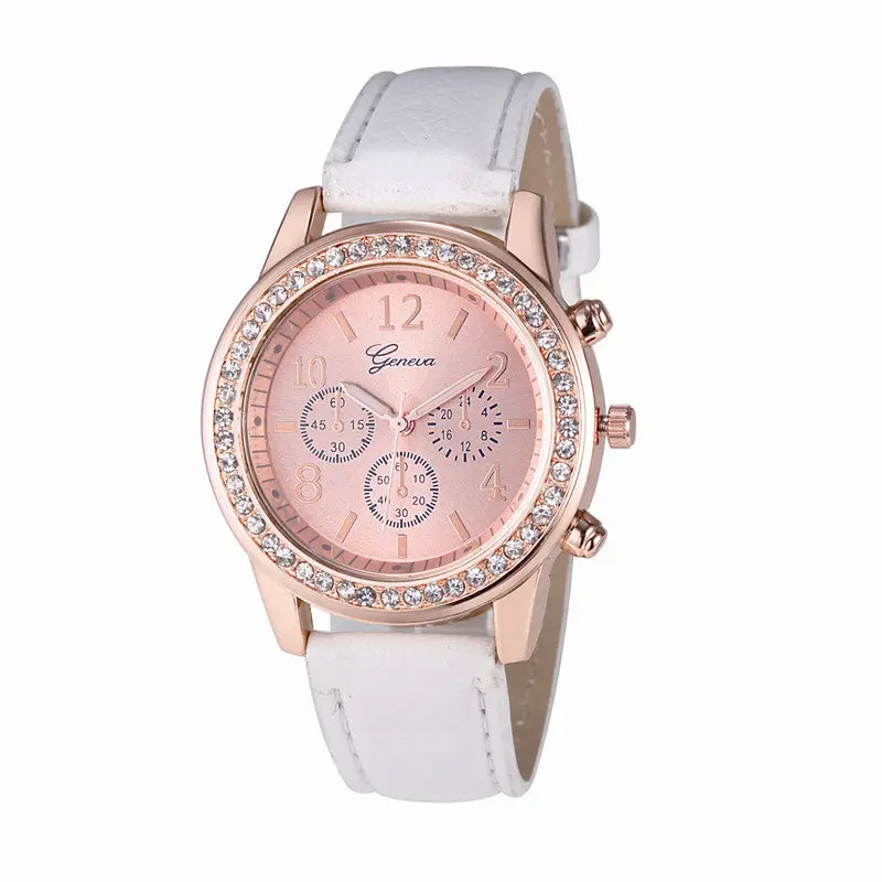 Relogio Feminino Luxury Roman Watches Women Crystal Bling Analog Quartz Wrist Watch Reloj Mujer Ladies Wathes Feida 7