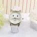 Relogio Feminino Quality Watches Women Ladies Neutral Diamond Lovely Cat Face Faux Leather Quartz Watch For Girl Gift 1