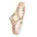 Relogio Feminino Quartz Analog Women Gold Watch Rhinestone Crystal Rhombus Bracelet Bangle Wrist Watches 2