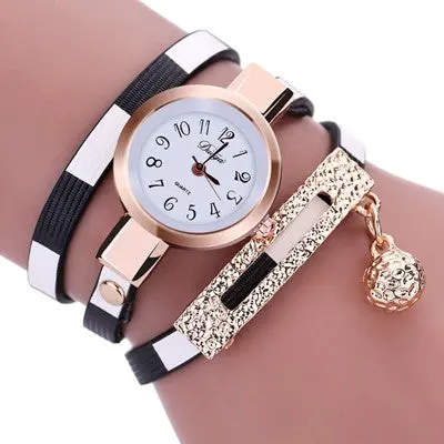 Relogio Feminino Woman Watches Luxury Watch Pu Leather Bracelet Quartz Dress Clock Montre Marque De Luxe 1