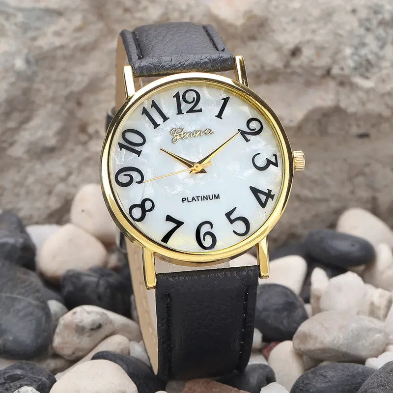 Relogio Feminino Women Analog Quartz Dial Hour Quartz Watch Leather Wristwatch Reloj Mujer Bracelet Time Clock Lady Gift 1