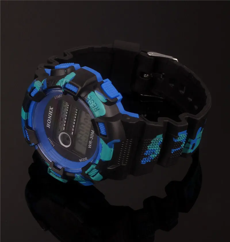 Relogio Masculino Clock Famous Wrist Watches Led Digital Date Military Sport Quartz Watch Alarm Saat Erkekler 2