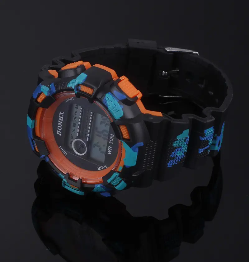 Relogio Masculino Clock Famous Wrist Watches Led Digital Date Military Sport Quartz Watch Alarm Saat Erkekler 3