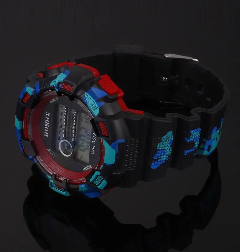 Relogio Masculino Clock Famous Wrist Watches Led Digital Date Military Sport Quartz Watch Alarm Saat Erkekler 4