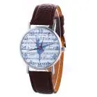 Relogio Masculino De Luxo Music Spectrum Pattern Women Colored Pu Leather Watch Horloge Fast Shipping Feida 3