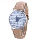 Relogio Masculino De Luxo Music Spectrum Pattern Women Colored Pu Leather Watch Horloge Fast Shipping Feida 4