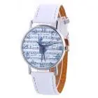 Relogio Masculino De Luxo Music Spectrum Pattern Women Colored Pu Leather Watch Horloge Fast Shipping Feida 7