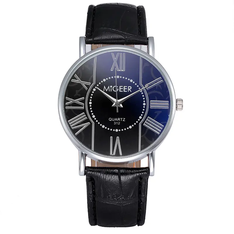 Relogio Masculino Erkek Kol Saati Casual Pu Leather Dress Watches Men Quartz Watch Relojes Hombre Feida 1