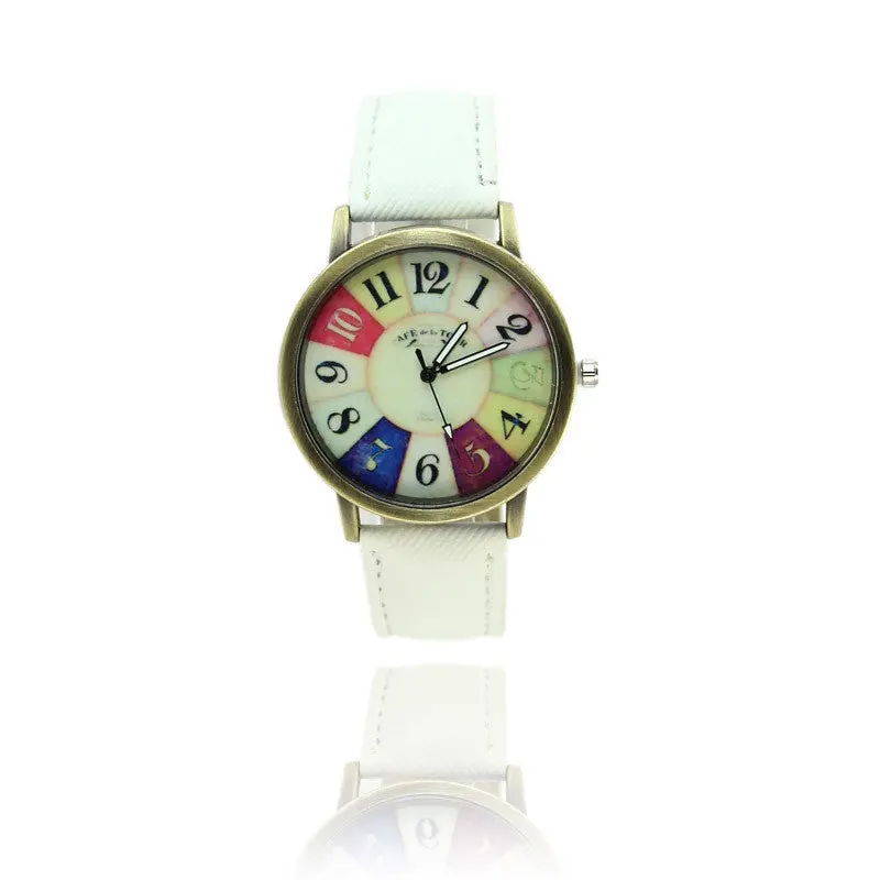 Relogio Masculino Harajuku Graffiti Pattern Watch Men Leather Band Analog Quartz Vogue Wrist Watches Reloj Hombre 7