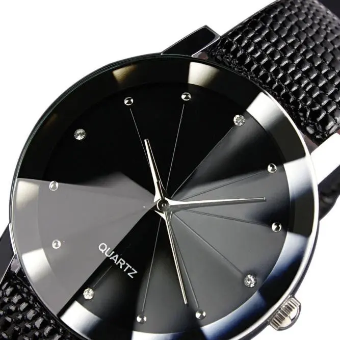 Relogio Masculino Luxury Quartz Sport Military Stainless Steel Dial Leather Band Wrist Watch Men Feida 2