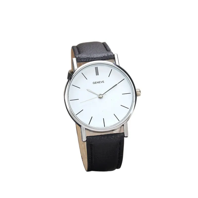 Relogio Masculino Men's Watch Retro Casual Design Leather Band Analog Alloy Quartz Wrist Watches Women Uinisex Watch 2