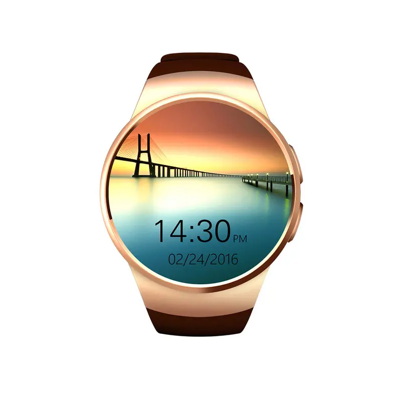 Relogio Masculino Mens Watches Kw18 Bluetooth Wrist Call Smart Watch Smartband Pedometer Mate For Iphone 6S Fast Shipping Feida 2