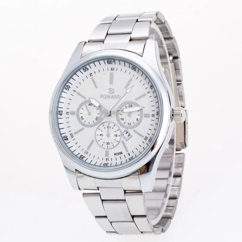Relogio Masculino Mens Watches Top Luxury Gold Stainless Steel Belt Sport Business Quartz Watch Wristwatches 3