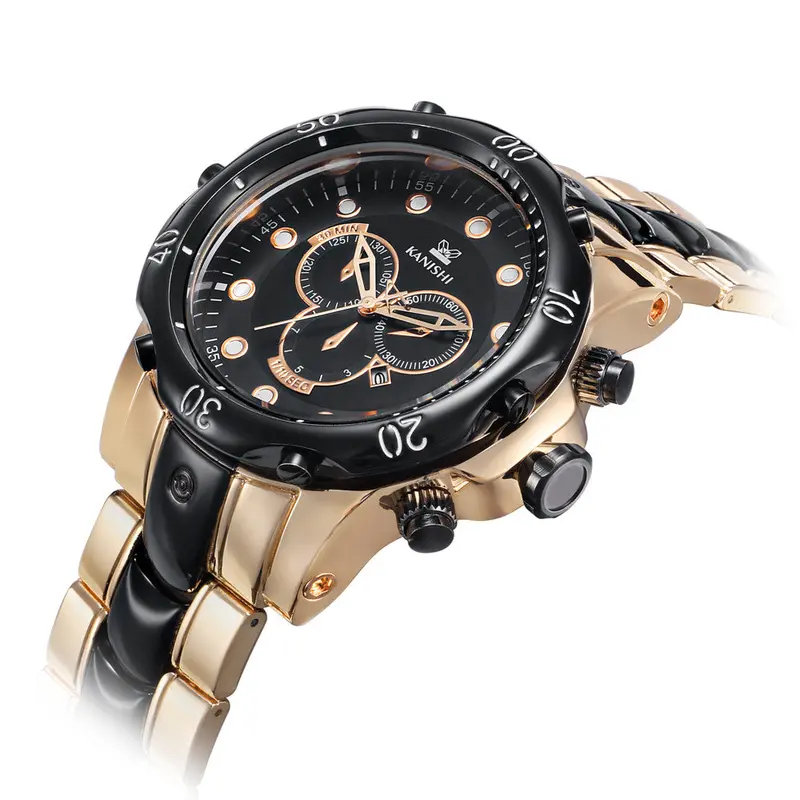 Relogio Masculino Mens Watches Top Luxury Kanishi Man Sports Business Etiquette Quartz Watch Watches Feida 1