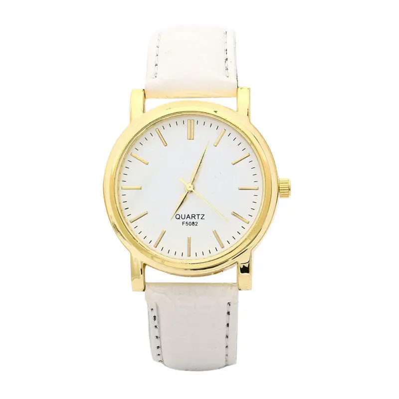 Relogios Women Dress Watches Feminino Quartz Sparkling Women Clocks Leather Band Relojes Mujer Promotion Happy 5