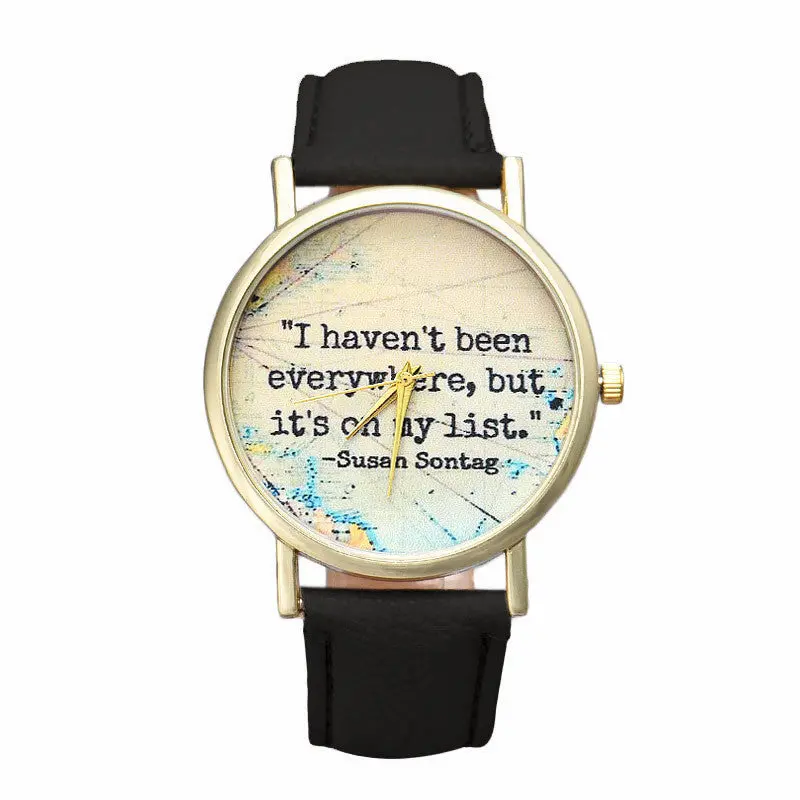 Reloj English Letters Women Men Watch Dress Clocks Leather Band Analog Quartz Wristwatch Luxury Relogio 1