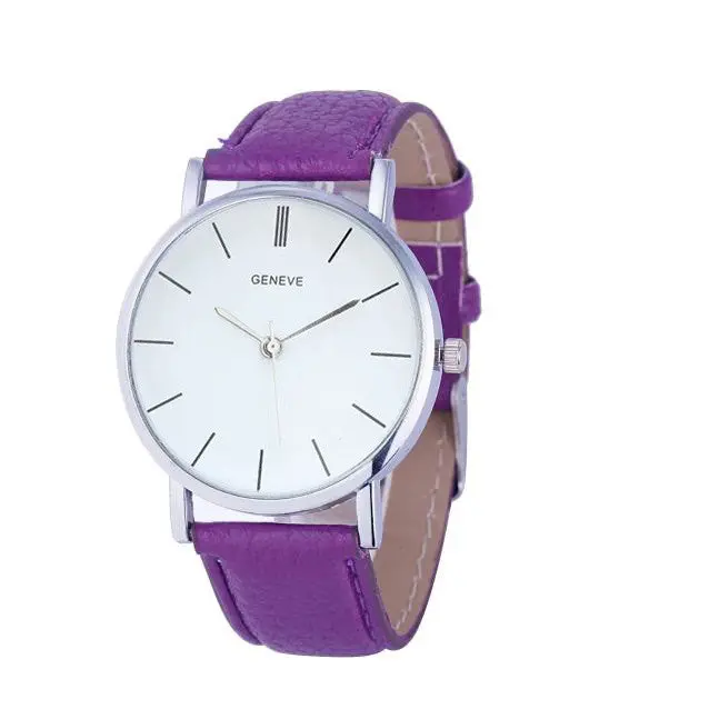 Reloj Mujer Women Retro Design Leather Band Analog Alloy Geneva Quartz Watch Ladies Wrist Watch Dropshipping Feida 8