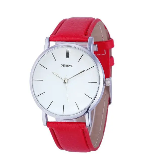 Reloj Mujer Women Retro Design Leather Band Analog Alloy Geneva Quartz Watch Ladies Wrist Watch Dropshipping Feida 9