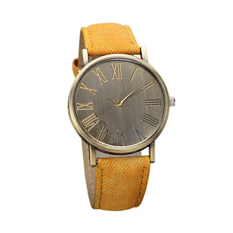 Reloj Retro Style Quartz Watch Denim Quartz Watches Women Men Watches Casual Vintage Relogio Clocks Mujer 3