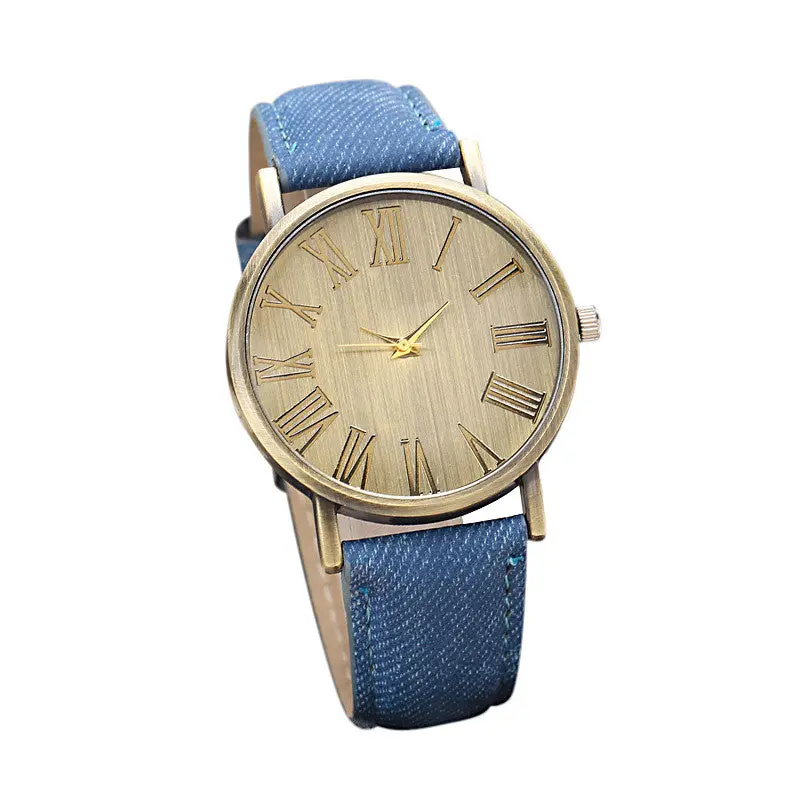 Reloj Retro Style Quartz Watch Denim Quartz Watches Women Men Watches Casual Vintage Relogio Clocks Mujer 6
