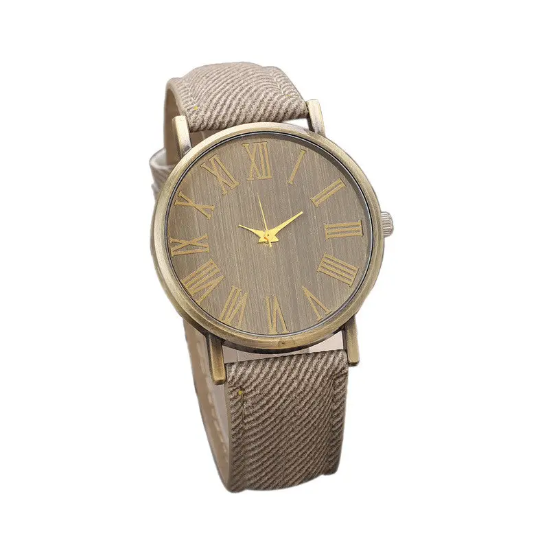 Reloj Retro Style Quartz Watch Denim Quartz Watches Women Men Watches Casual Vintage Relogio Clocks Mujer 8
