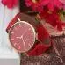 Relojes Mujer Casual Checkers Faux Leather Quartz Analog Wrist Watch Montre Reloj Hombre Feida 1