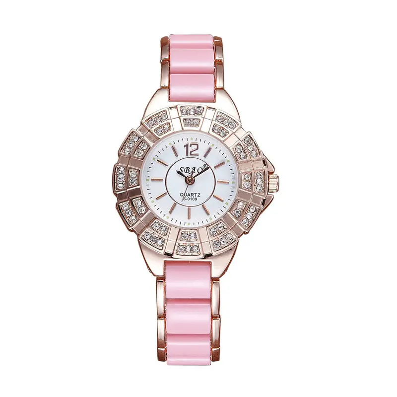 Relojes Mujer Crystals Quartz Diamond Women Analog Wrist Bracelet Watch Relogios Femininos Feida 2