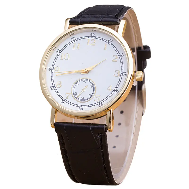 Relojes Mujer Digital Pattern Leather Band Analog Quartz Vogue Wrist Watches 1