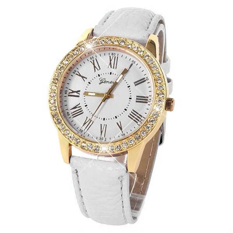 Relojes Mujer Luxury Watch Relogio Feminino Ladies Dress Bling Gold Crystal Quartz Wrist Watch Colck Women Feida 2