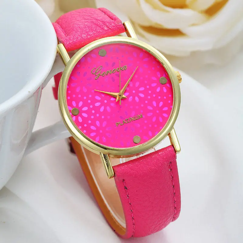 Relojes Mujer Relogio Feminino Montre Women Leather Band Snowflake Dial Quartz Analog Wrist Watches Feida 4