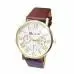 Relojes Mujer Retro Casual Watch Women Men Faux Leather Strap Quartz Analog Wrist Watch Montre Feida 5