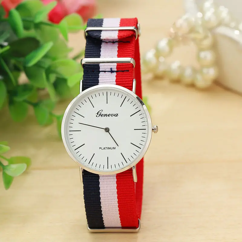 Relojes Top Watch Simple Slim Stripes Men Women Watches Analog Quartz Vogue Wristwatch Relogio Reloj 1
