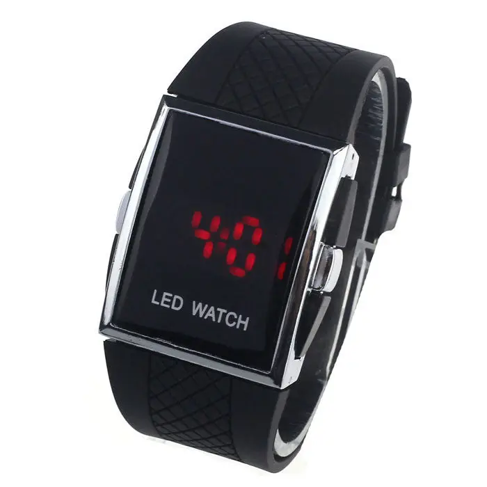 Relojes Women Men Led Watch Alarm Date Digital Casual Gel Watch Wrist Bracelet Clocks 2