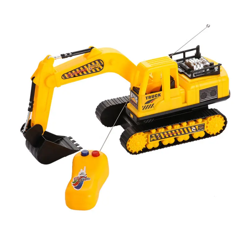 Remote Control Excavator Toys For Children Electric Rc Car Toy Truck Mini Rc Excavator 1
