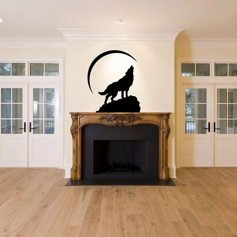 Removable Diy Mural Wallpaper With Wolf Moon Story Decal Vinyl Wall Stickers Decal For Home Decoration 85400 1