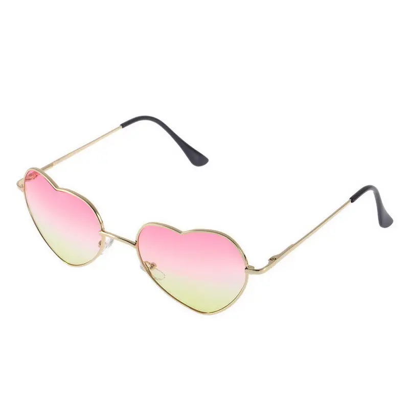 Retro Heart Shapedsun Glasses Goggle Eyewear Anti Uv 400 Alloy Frame 3 Colors Sunglassesdesigner 1