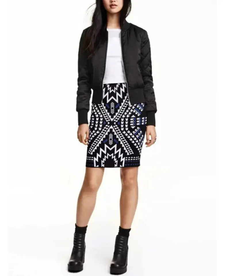 Retro Long Sleeve Quilted Jacket Thin Padded Short Quilting Bomber Pilot Jacket Coat Outerwear Tops Femme 3 Colors S M L Xl 5