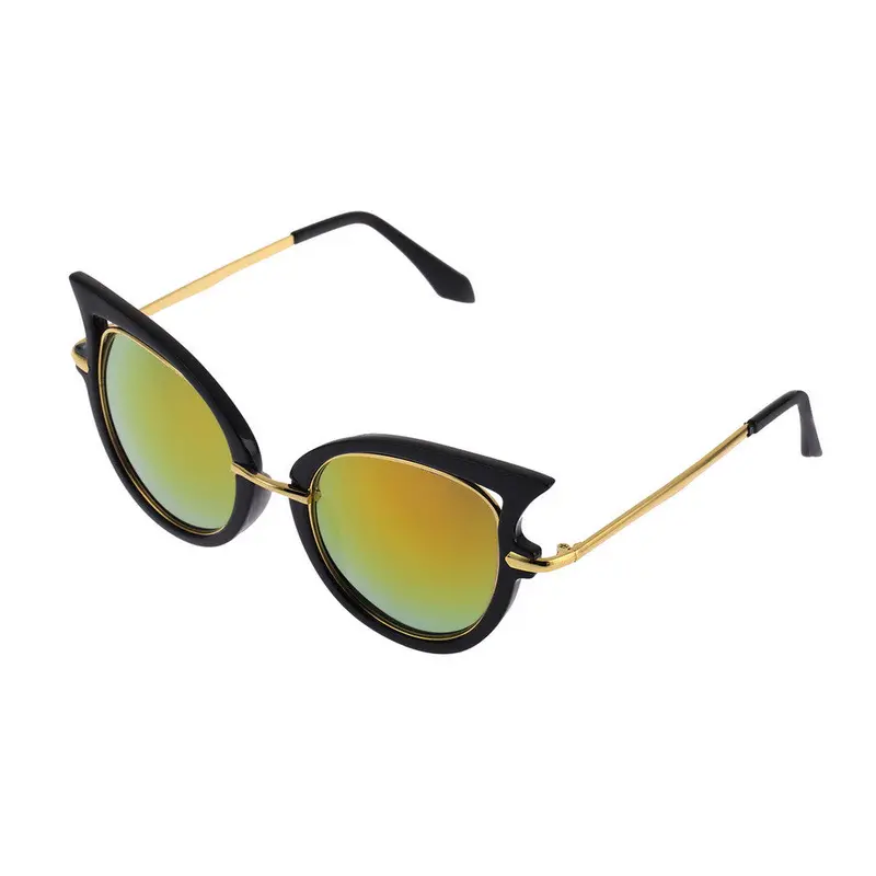 Retro Metal Frame Sexy Cat Eye Sunglasses Forcoating Vintage Sun Glassesoculos De Grau Femininos 2