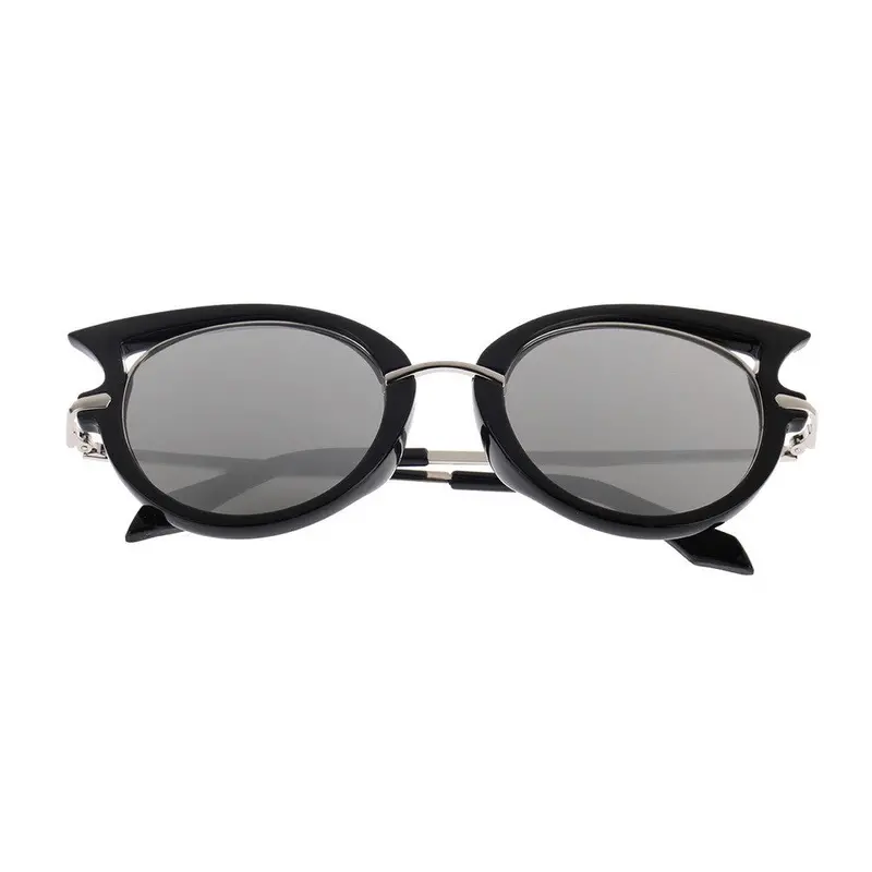 Retro Metal Frame Sexy Cat Eye Sunglasses Forcoating Vintage Sun Glassesoculos De Grau Femininos 4