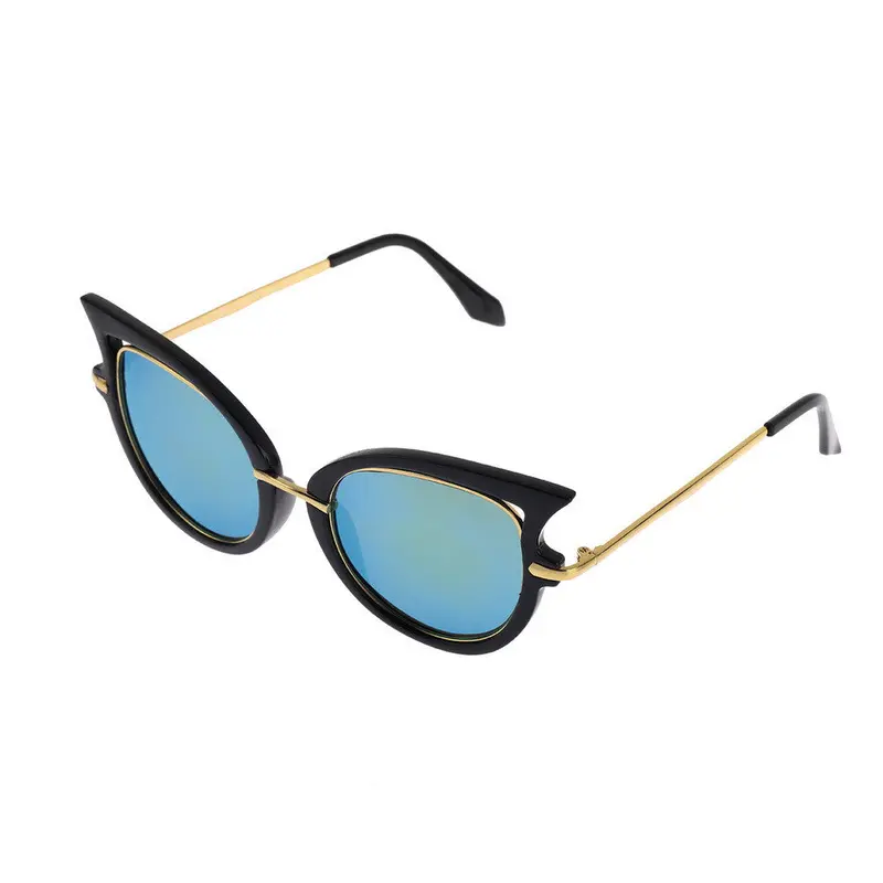 Retro Metal Frame Sexy Cat Eye Sunglasses Forcoating Vintage Sun Glassesoculos De Grau Femininos 6