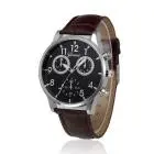 Retro Relogios Montre Homme Leather Band Analog Alloy Wrist Watch Geneva Mens Watches Relojes Hombre Feida 2